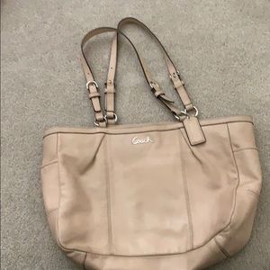 Used leather coach purse